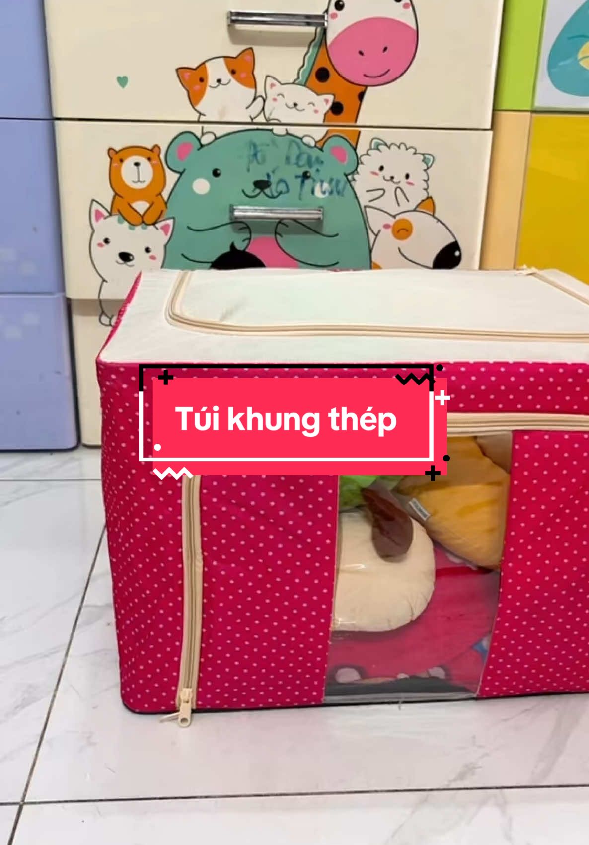 Hộp Vải Đựng Quần Áo Túi Vải KHUNG THÉP  Túi Đựng Quần Áo  gấp hộp chơi chăn màn đồ đa năng##tuikhungthep