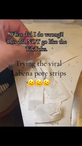 Did I miss a step? Because this ain’t it 🫠🫠🫠 #labena #porestrip #pores #momsdeserveporelessnoses #skinrevival 