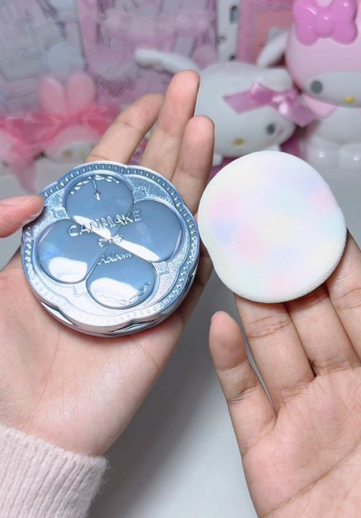 🩵แป้งโปร่งแสงcanmake🤍#canmake #makeup #แป้งฝุ่น #แป้งพัฟ 