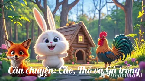 Câu chuyện Cáo thỏ và gà trống