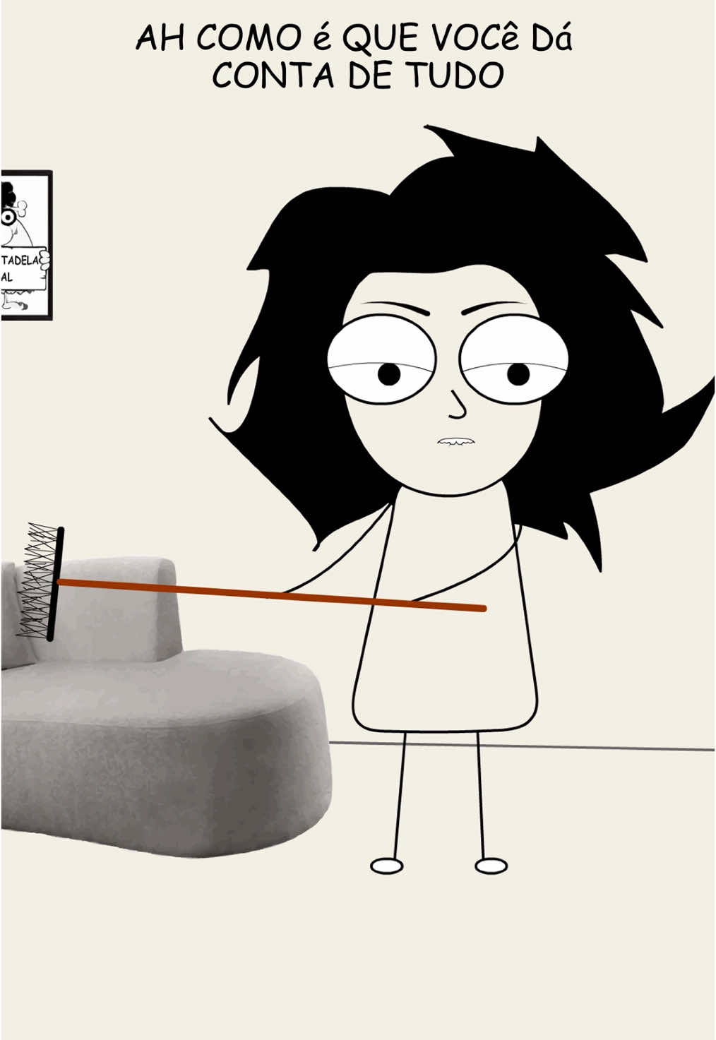 Alguém mais se fazendo assim também?! 🙄😅 #humor #memes #comedia #desenho #animação #videosengraçados #tirinhas #donadecasa #maedeadolescente #bagunça