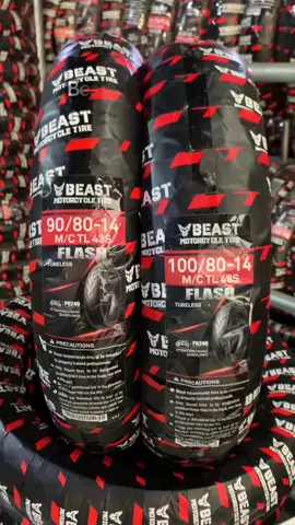 Beast Tubeless Tire (flash and warrior) with sealant and pito