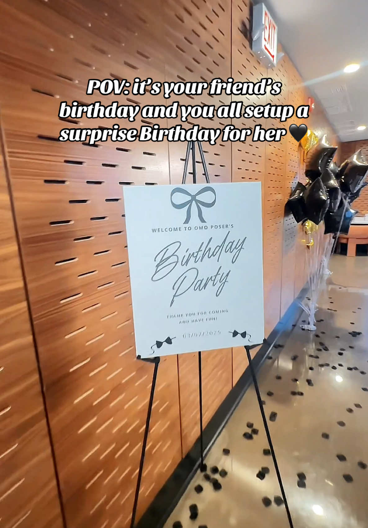 Our girl @Lord’s army❤️ turned a year older and we planned a surprise birthday for her. She really thought we were going for a dinner lol gottem! #birthdaysetup #surpriseparty #CapCut 