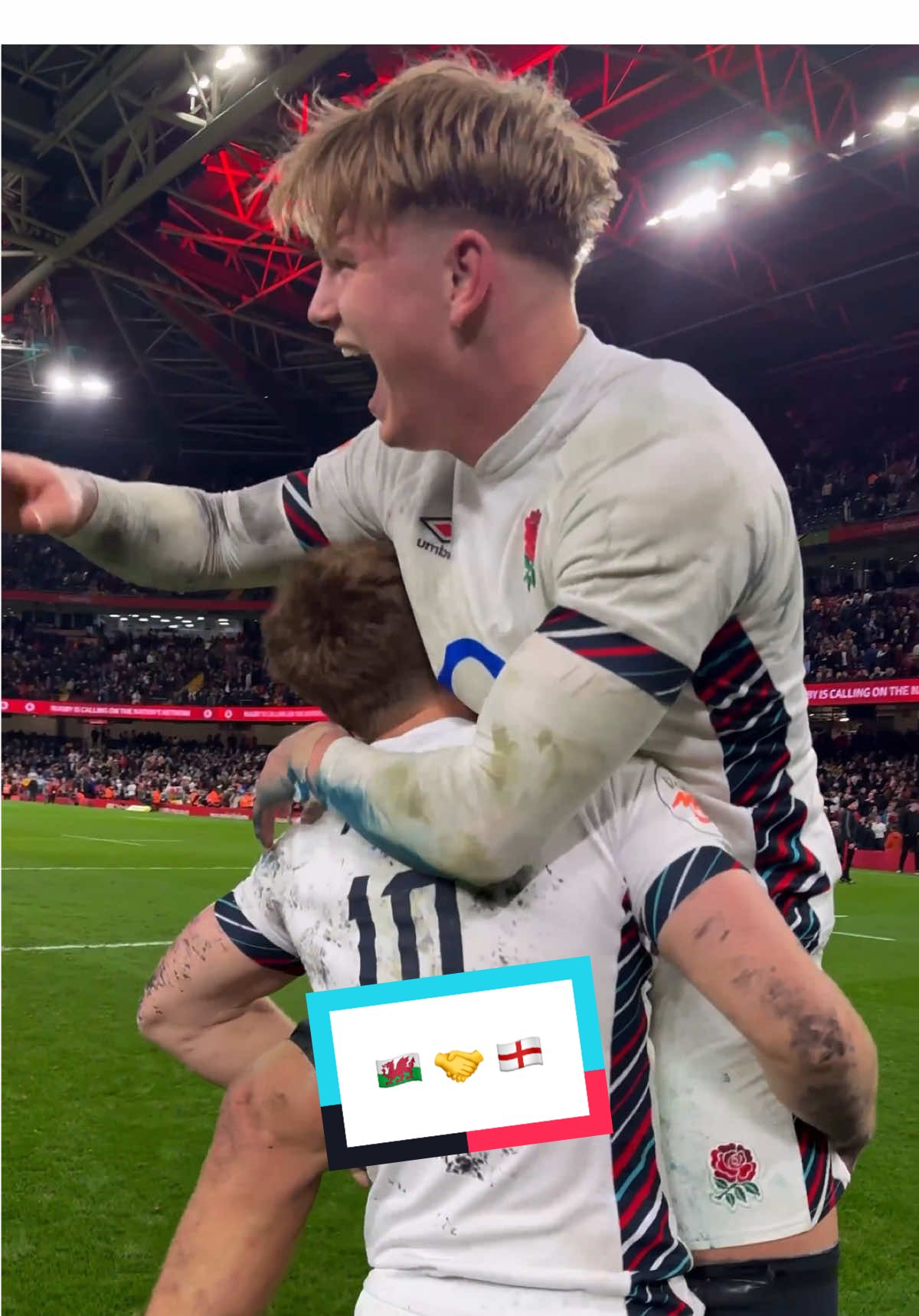 Thank you, @Welsh Rugby 🤝 #englandrugby #rugby @O2 