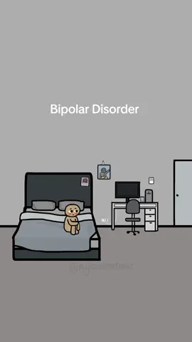 There are obviously many more examples and symptoms of bipolar disorder than shown in this animation. Please be mindful in the comments and spread love always!<3 #fyp #bipolardisorder #bipolar #animation 