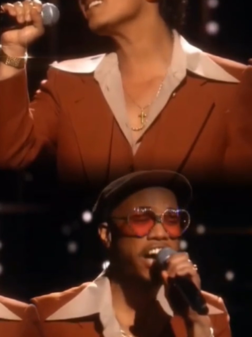 Bruno Mars e Anderson paak  em Silk Sonic  estilo anos 80 #brunomars #brunomarsedits #silksonicedit #silksonicedit #andersonpaak 