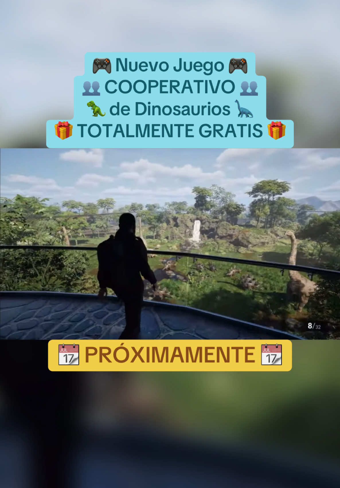 🎮 Nuevo Juego 🎁 Cooperativo 👥 de Dinosaurios 🦖 GRATIS 😱 #parati #fyp #juegos #pivigames #veroxpivigames #pc #gratis #juegospc #juegosgratis #accesoanticipado #freetoplay 