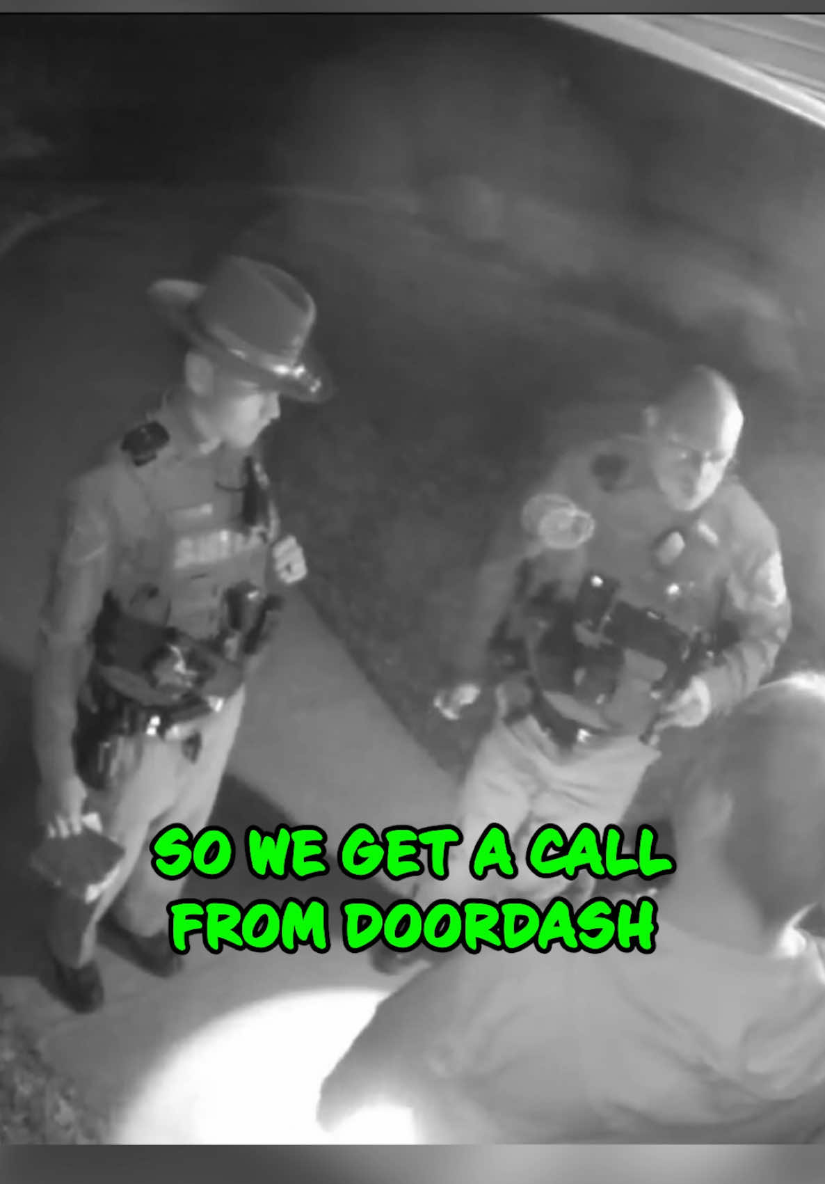 DoorDash Sent Cops to His House Over a Taco Bell Order 😳😂  🎥: @brianbaer IG #CopHumor #Sheriff #Doordash #Cops #TacoBell #Reels #tiktok #foryou #fyp #foryoupage #copsoftiktok #Funny #Comedy 