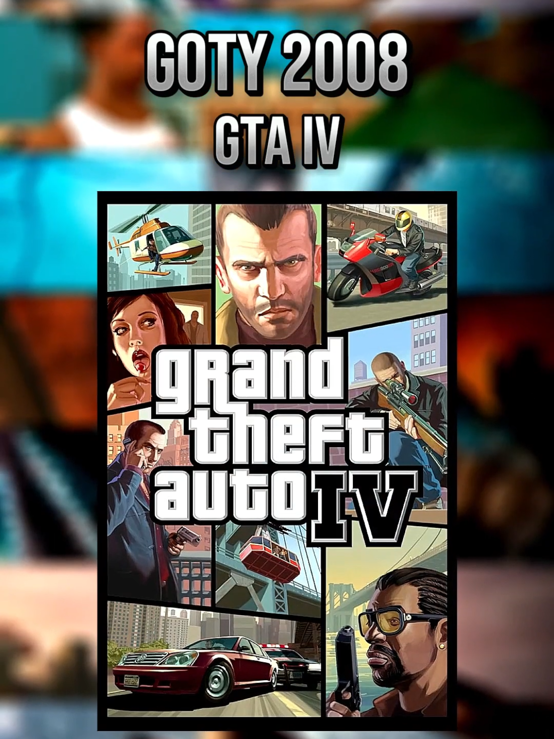 El GOTY de cada año (2008) - GTA IV  #goty #juegodelaño #gta4 