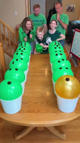 Family St Patrick’s Dice Roll Game 🍀 #fyp #candy #kids #family #DIY #partygame #game #challenge #stpatricksday 