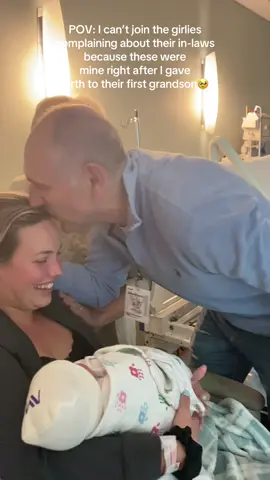 One of my own parents showed up drunk so I tell myself this is the lord compensating 😂#motherinlaw #inlaws #birth #birthstory #fyp #babiesoftiktok #motherhood 