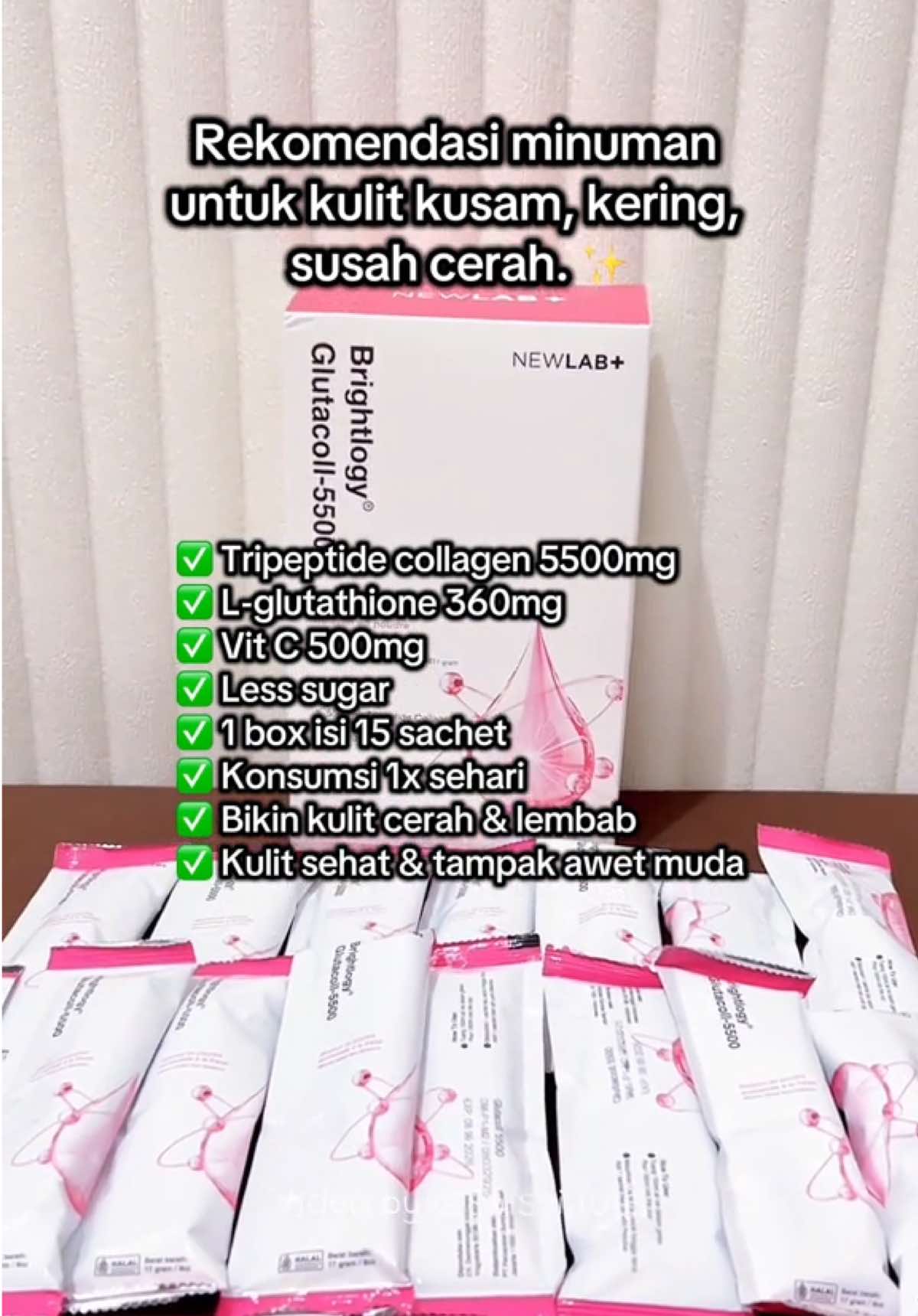 #newlab #newlabcollagen #collagendrink #minumancollagen #fyp #foryou 