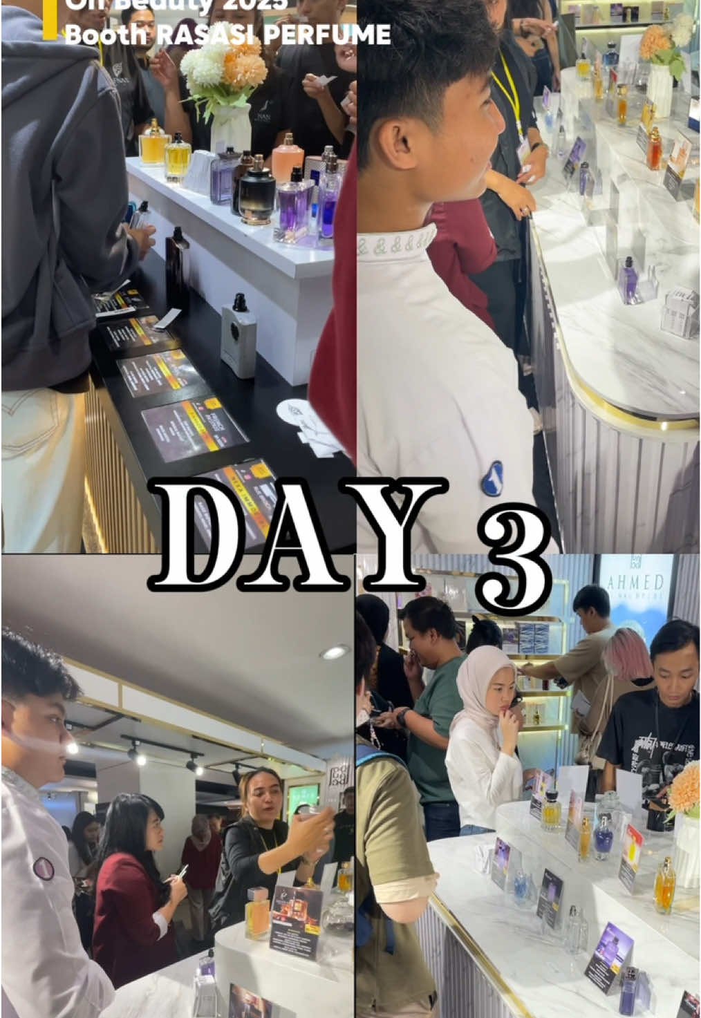✨ Recap Day 3 – Booth RASASI di Oh Beauty 2025! ✨ Hari ke-3 di Oh Beauty 2025 makin rame dan seru! 🎉 Pecinta parfum dari segala penjuru datang berburu koleksi RASASI, terutama yang ghaib di online—dan YES, di event ini produknya tersedia! 😍 Yang paling spesial? HARGA SUPER SALE! 🔥 Banyak yang sudah borong, tapi masih ada kesempatan buat kamu yang belum sempat mampir. Jangan sampai kehabisan atau nyesel nggak kebagian, ya! ✨ Cobain, pilih, dan bawa pulang parfum favoritmu! ✨ 📍 Pasar Raya Blok M 📆 Masih ada sampai 16 Maret & lanjut lagi 20-23 Maret 2025! See you, guys! 💙 #OhBeauty2025 #RecapDay3 #RASASIIndonesia #SuperSaleRASASI #parfum #fyp #withloverasasi #bpom #parfumrasasi #traveltheworld #parfumviral #parfumimport #perfumes #fypシ 