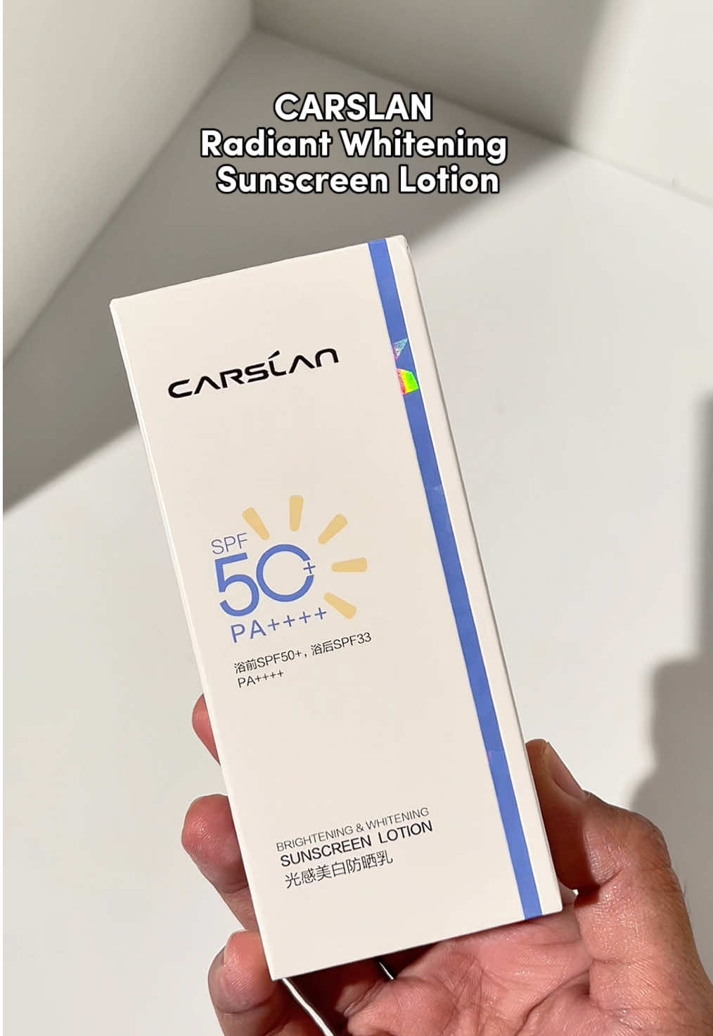 Yang selalu buat aktiviti outdoor, rekomen sangat korang pakai sunscreen ni.. #carslansunscreen #sunscreenviral #sunprotection #raya2025 #rayalock #fyp #newarrivals 