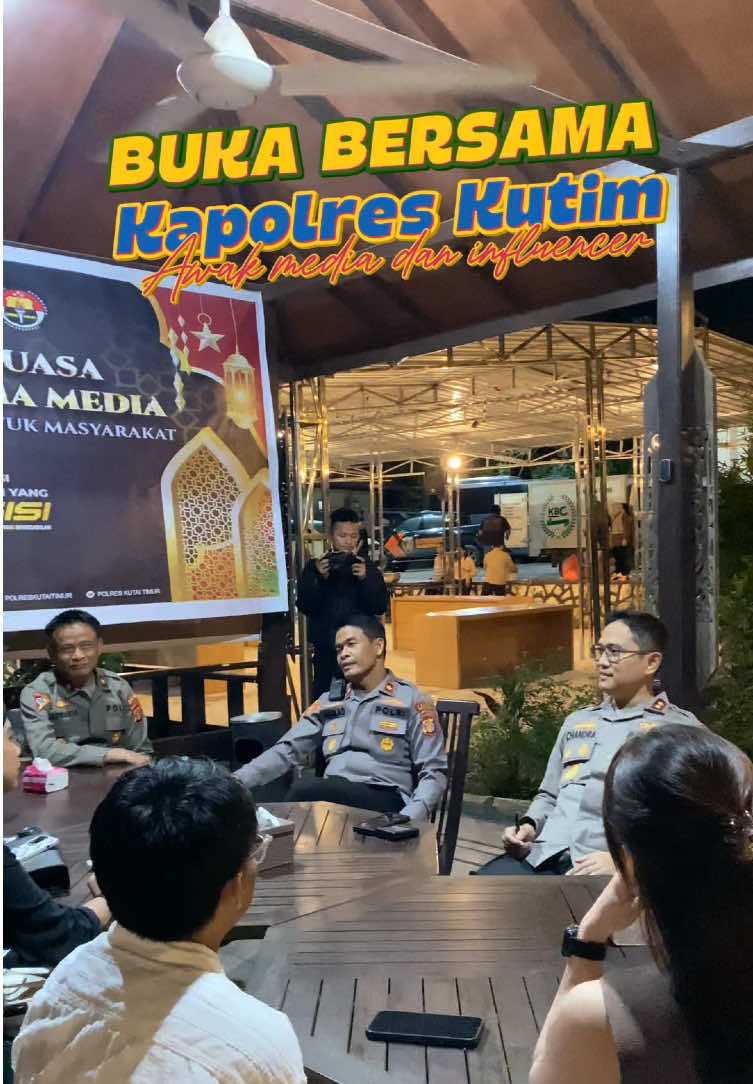 Buka bersama Kapolres Kutai Timur ✨