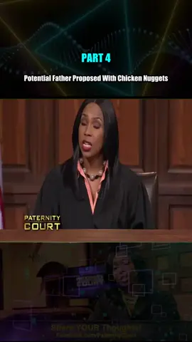 _Potential Father Proposed With Chicken Nuggets Part 4 #courtroom #courtroomdrama #laurenlake #paternitycourt