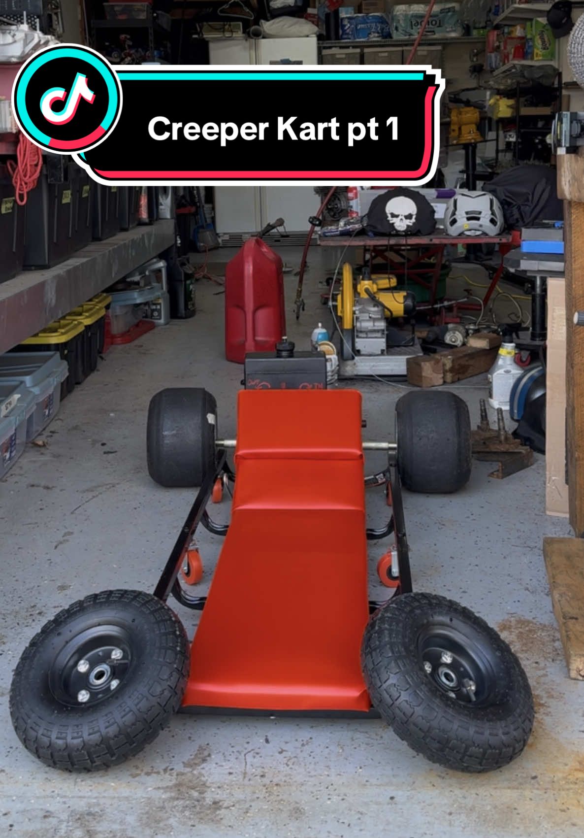 Let’s build a go kart out of a creeper. #gokart #harborfreight #smallengine #fabrication 