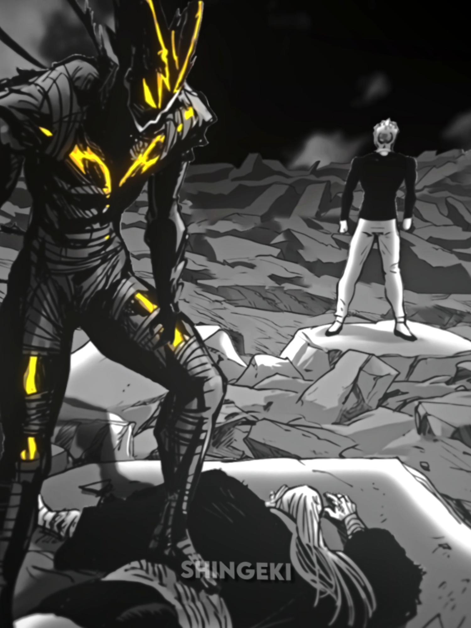 Garou vs Bang | One Punch Man Edit #onepunchman #opm #edit #garou #saitama #silverfangs Garou Fan Art Credit: @masterlynx0 (Twitter/X)
