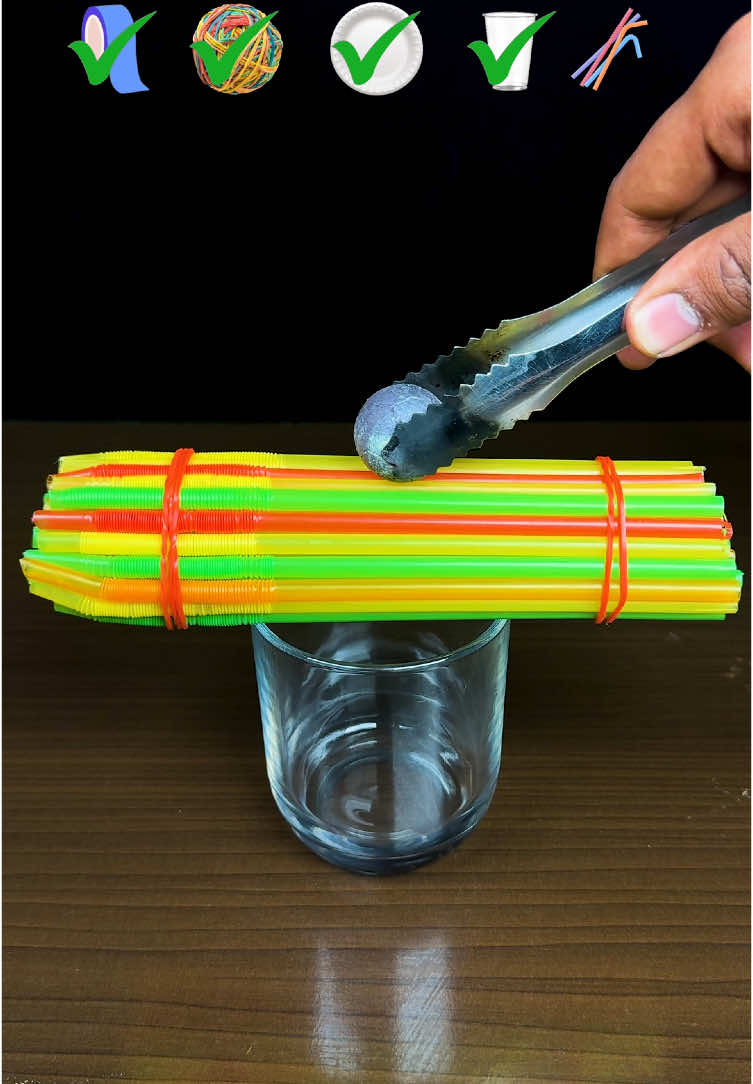 1000°C Red Hot Metal Ball vs everything ( rubber bands , straws, Plates ) #oddlysatisfying #asmr #experiment #Science