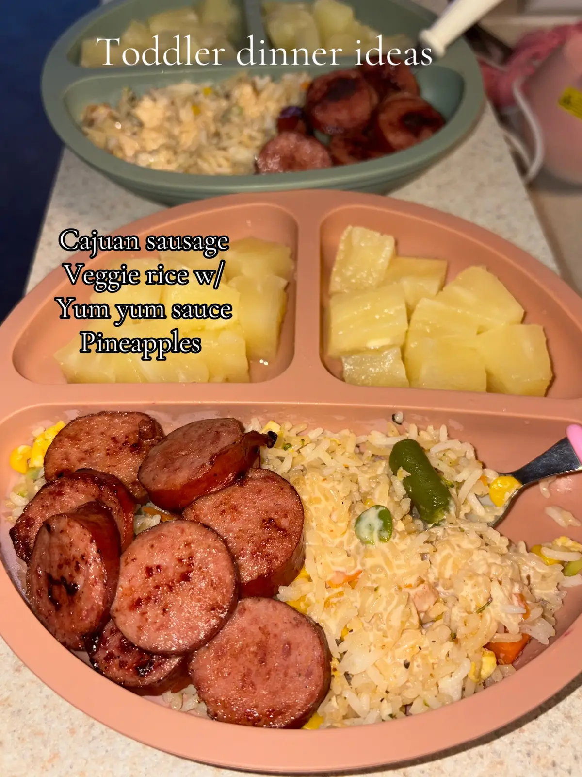 Here are a few favorites that my toddlers enjoy for dinner. Try these out if you are stuck on what to fix. We had leftovers for each of these meals and ate it again for lunch. #toddlerdinner #toddlermeals #toddlerfood 