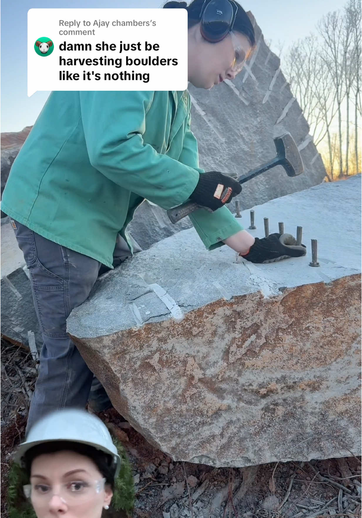 Replying to @Ajay chambers The strongest stone in the world! Surprisingly fun with experience #engineering #Minecraft #quarry #rockquarry #stonesplitting #diabase 