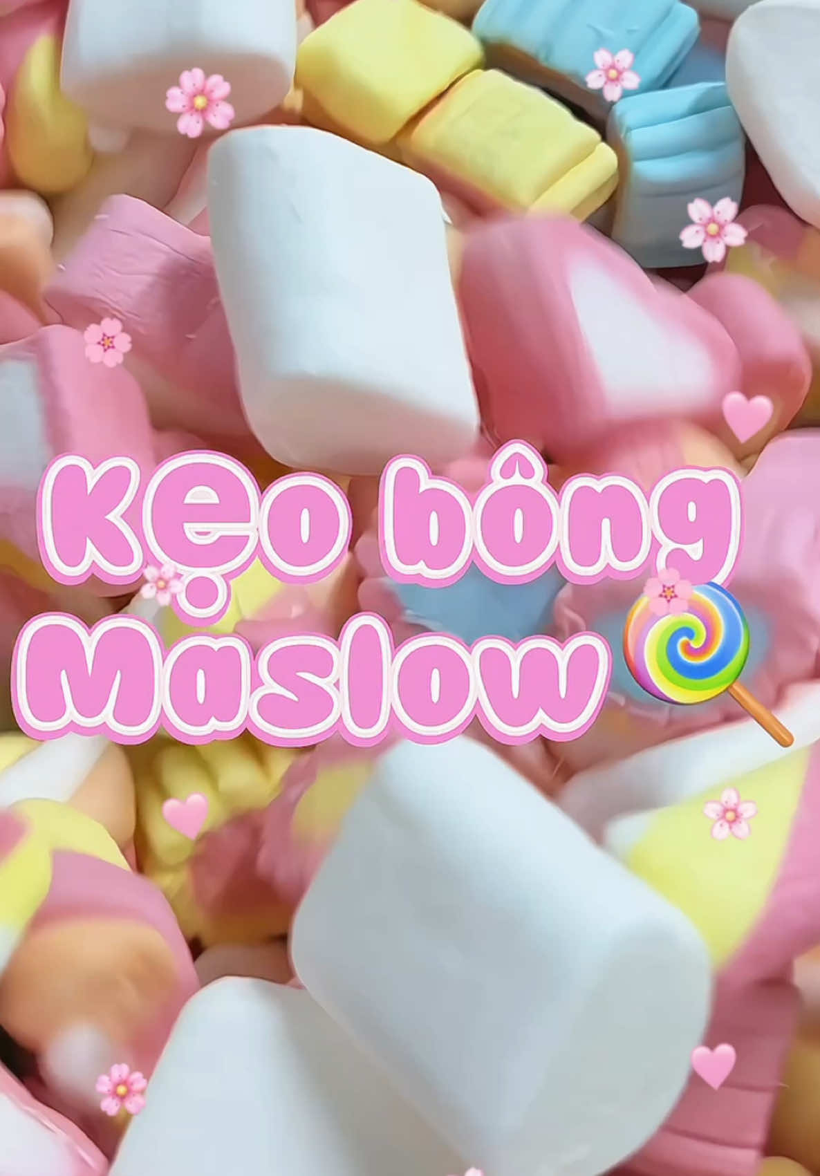 Kẹo Mashmallow🍭 - kẹo dẻo bông #yolofood #doanvat #xuhuong #kẹo #keodeo #kẹodẻo #keobong#keomashmallow 