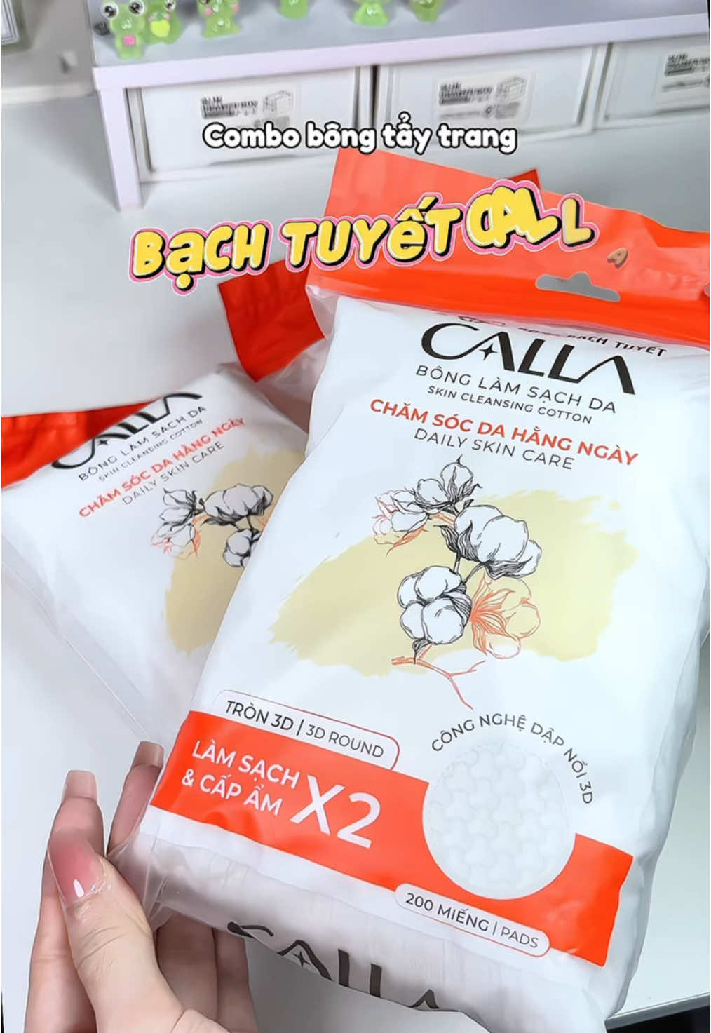 Chăm da kỹ mà chọn bông linh tinh là hỏng được nhen, thử ngay bông bạch tuyết Calla này #bongtaytrang #taytrang #bongbachtuyet #bongtaytrangquocdan #goclamdep #reviewlamdep #gocnhohazy #unboxing