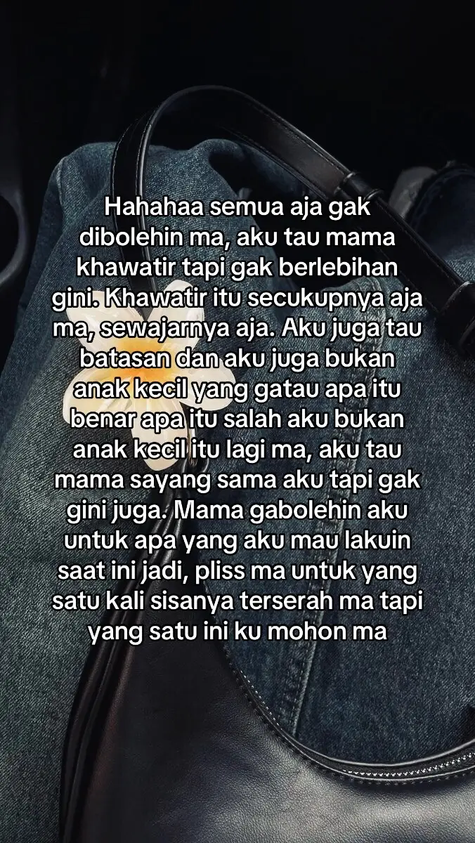 Ceritakn apa yg km mau tapi mama larang untuk ini dan untuk itu #4u #mama #fyp #xyzabc 