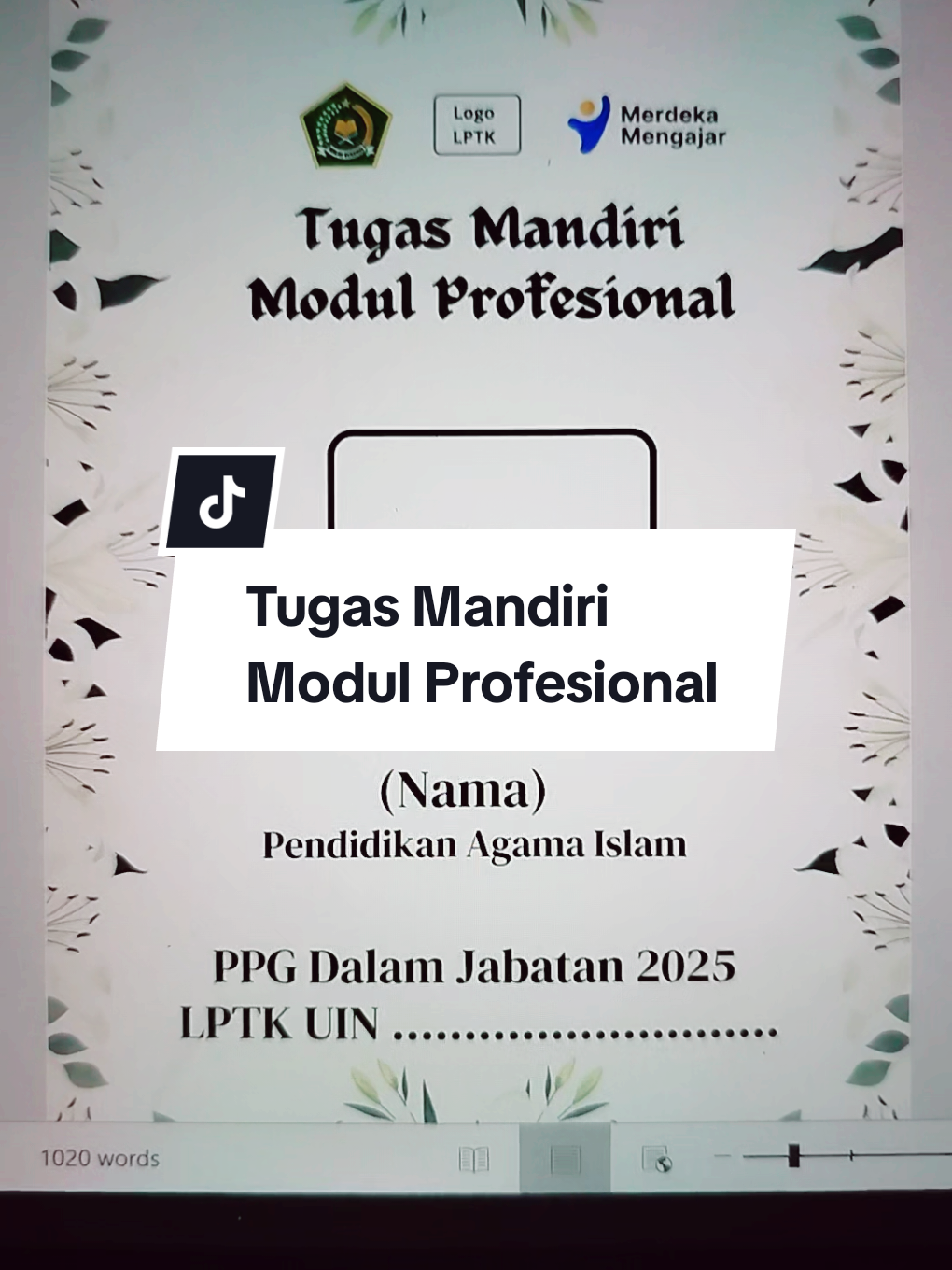 Tenggat waktu pengerjaan Tugas, belum ada pembaruan pad LMS tetap ikut jadwal lama, Besok TAM #GURU #kemenag #ppgdaljab #ppgdaljab2025 #ppgtransformasi #siagapendis #modul #profesional #guruprofesional 