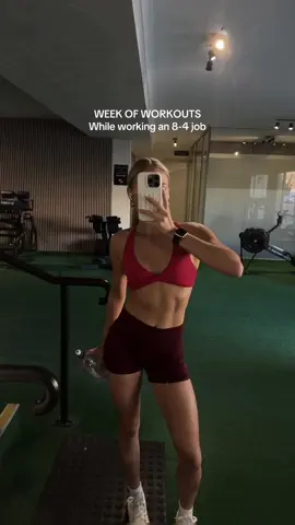 Another solid week of moving ma body   + 8-10k steps per day  #weekofworkouts #gymmotivation 