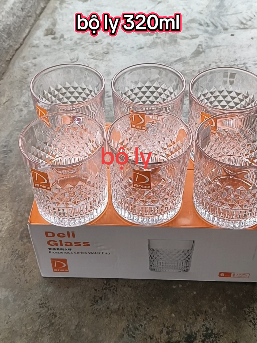 bộ ly 320ml #boly #xuhuong #ngocanhgiadung #dogiadung #đothuytinh #boly #lythuytinh #lythuytinhcaocap #coc 