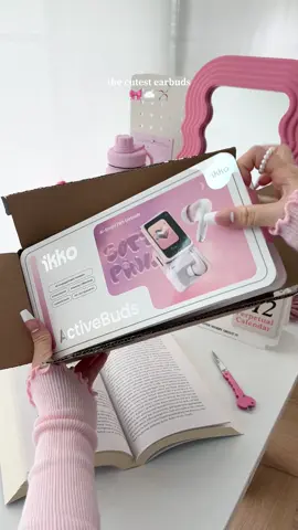 Pinky earbuds😍it was made for me!!!!#ikko #activebuds #aiearbuds #tws #earbudswireless #ai #earbuds #unboxing #deepseek #chatgpt #openai #Tech #techtok #twsbluetooth #ikkoaudio #backtoschoolcheck #whatsinmybag #fyp 
