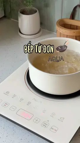 Chiếc bếp từ xinh iu nhất từng thấy 😘😘 #quangtramdaily #review #xuhuong #NấuĂn #aqua #bepdientuaqua 