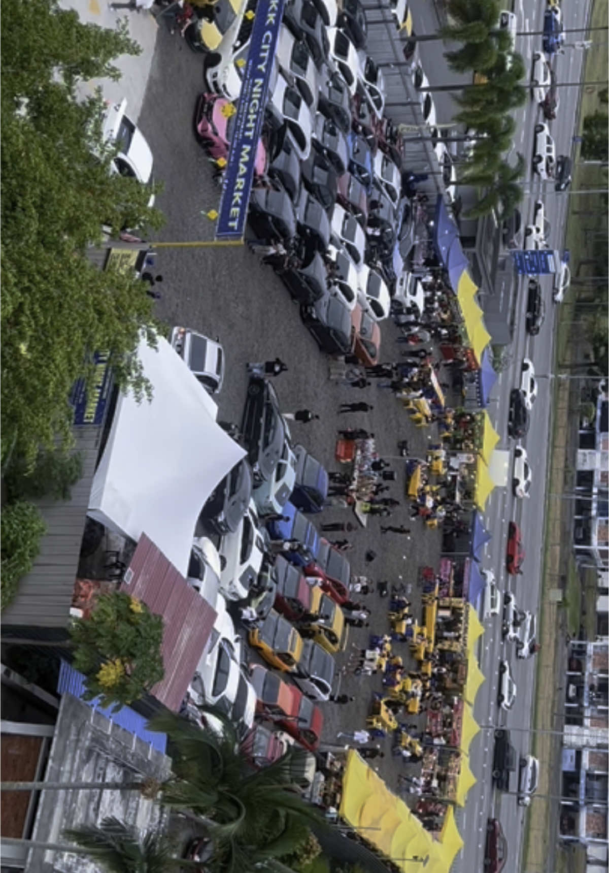 IFTAR GATHERING KK CITY NIGHT MARKET 2025 #kotakinabalu #kkcitynightmarket  @Fadh lee (sb garage) @Street Sunday @Rwin gphaider 