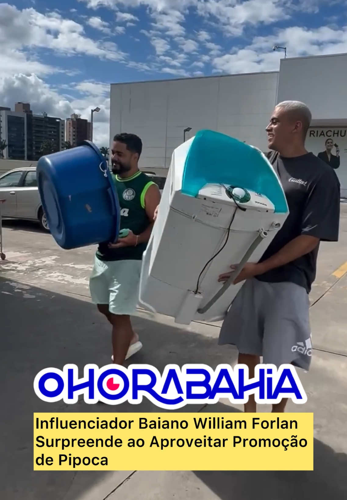 O influenciador digital William Forlan chamou atenção nas redes sociais ao participar de forma inusitada da promoção 