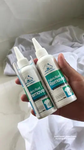 Sa wakas, tanggal kalawang na sa damit namin 😍 galing! #fabricrustremover #rustremover #rustremoval 