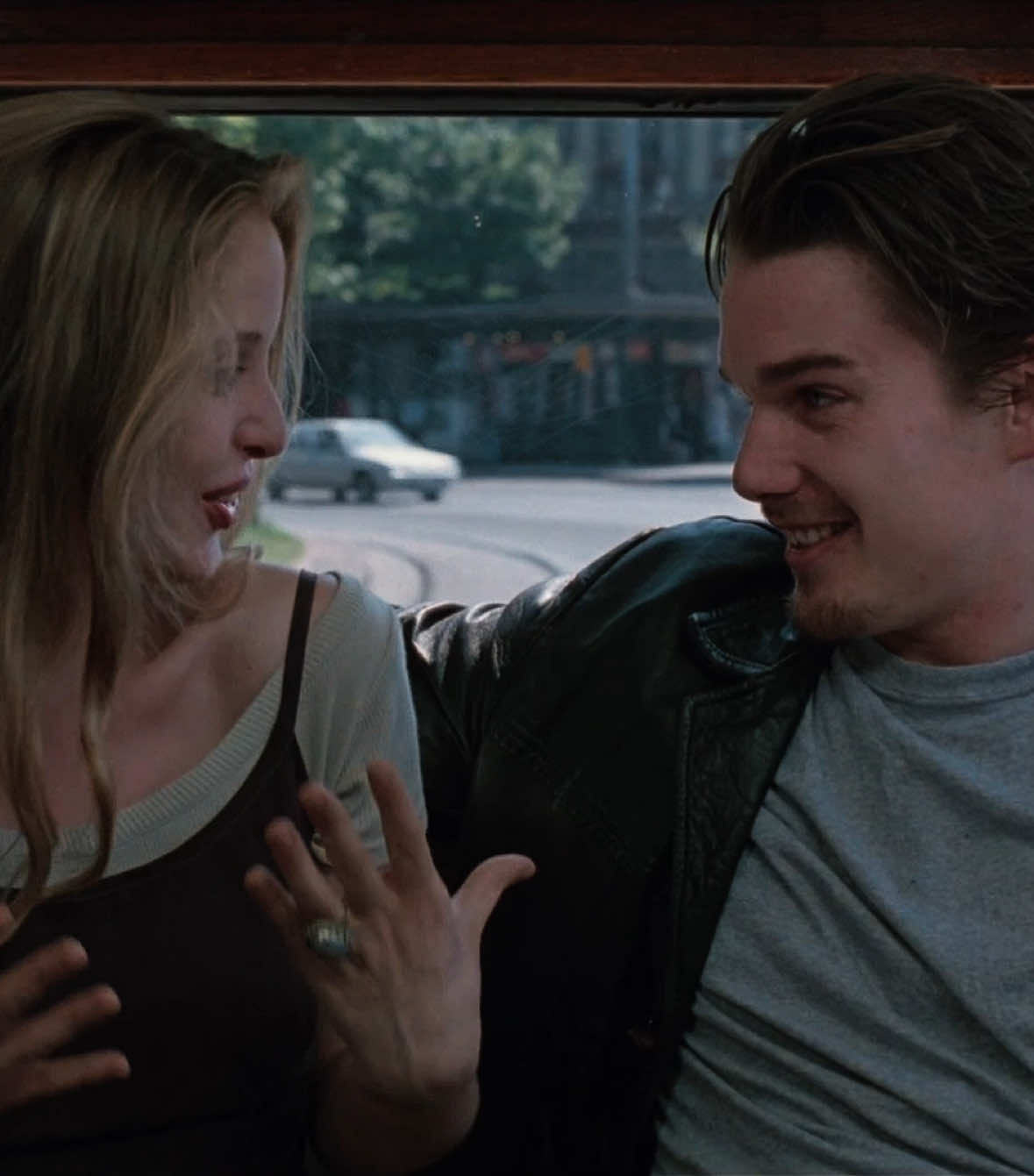 this movie changed me fr #beforesunrise #beforesunriseedit #beforesunrise1995 #ethanhawke #ethanhawkeedit #juliedelpy #jessewallace #celine #romance #90s #90smovies #romances #the90s #romancemovies #edit #edits #fyp #fypシ #foryou #foryoupage 