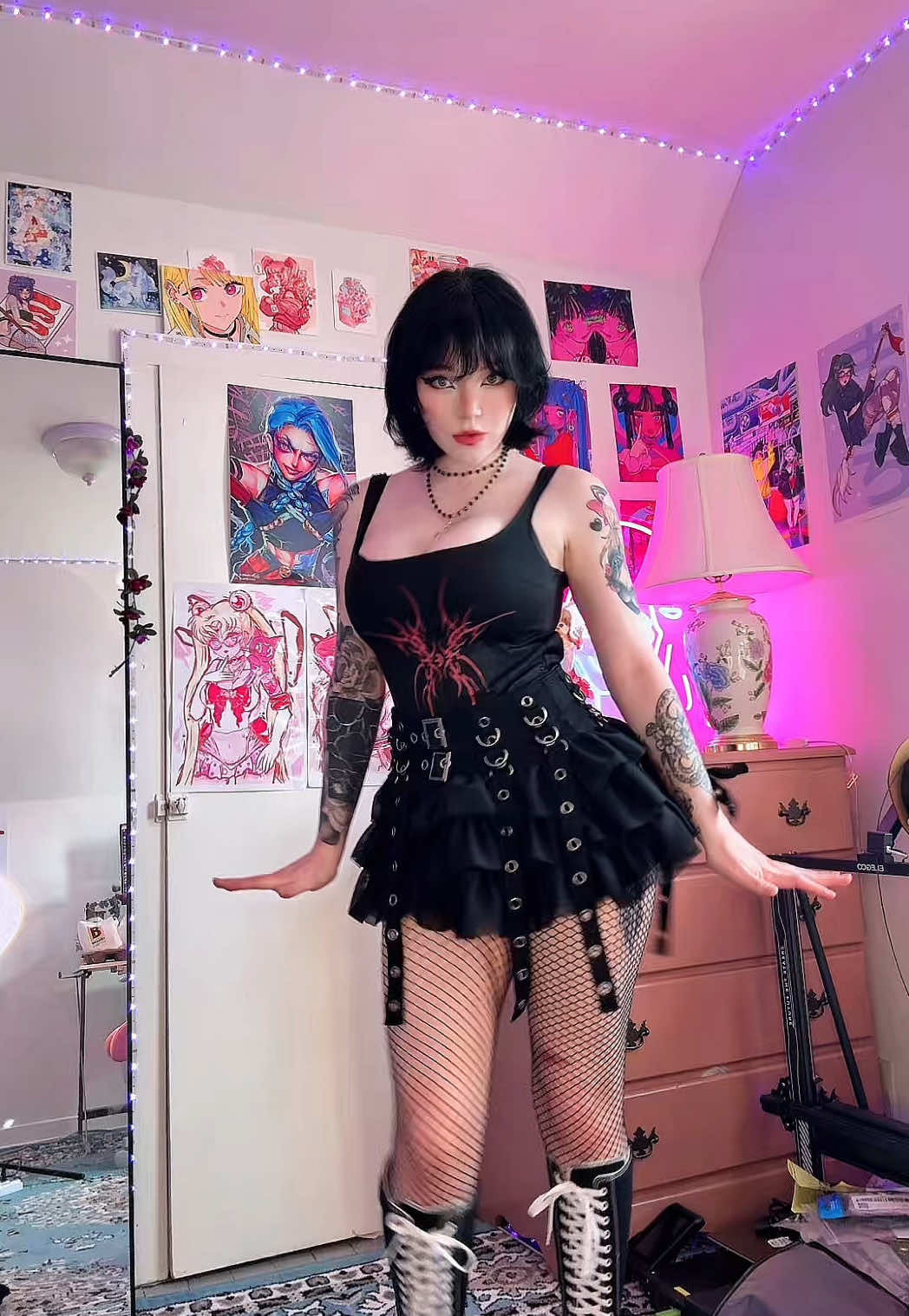 Top is from @Nevstudio Official :3 #altgirl #altfashion #gothgirl 