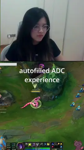 the one time i get autofilled adc… #twitch #streamer #leagueoflegends #GamerGirl #support #adc #fyp #viral