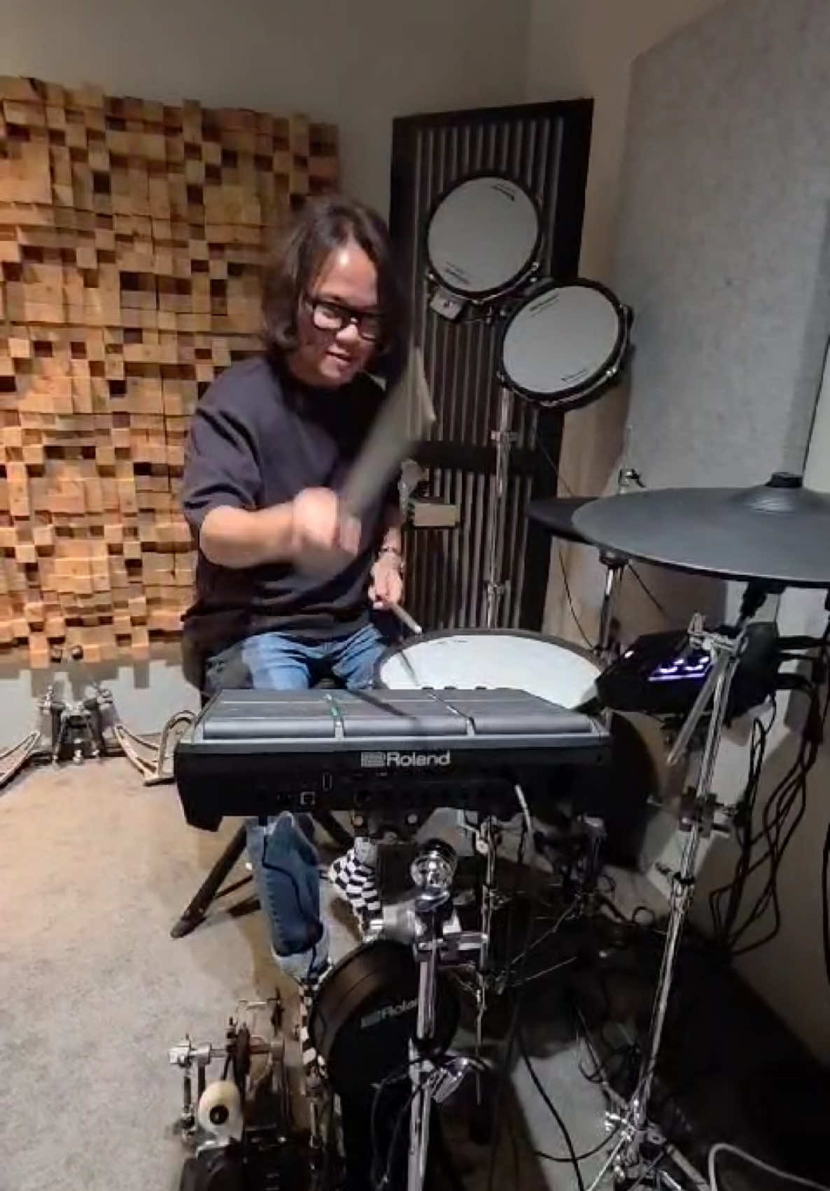 Test: V-Drums TD27KV2 & SPD SX PRO.  📹 @Ratna_LeafLover  #roland #vdrums #td27kv #spdsx #pro #drummer #producer #life #cangaanton 