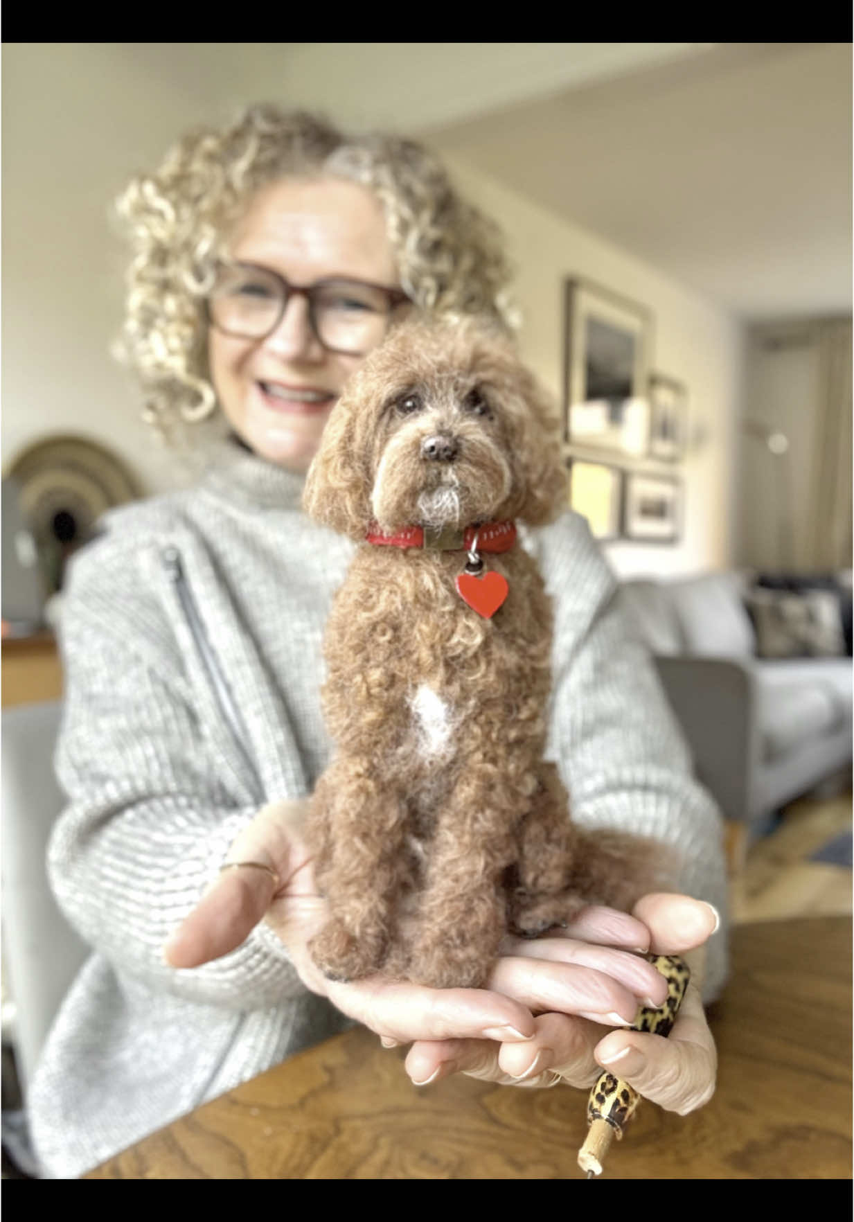 🐾Gorgeous George🐾 What a lovely boy he was to create! If you’d like to know more about how to grab a slot on my list pop me an email…. Link on my homepage. Sorry I can’t respond to DMS on here 🙏🏻.                                            . . . . . . #needlefelting #petcommission #needlefeltinglover #ukdogs #petcommissionsart #petstory #labradoodle #labradoodleoftiktok #usadogs #furbaby #needlefeltingartist #needlefeltedanimals 
