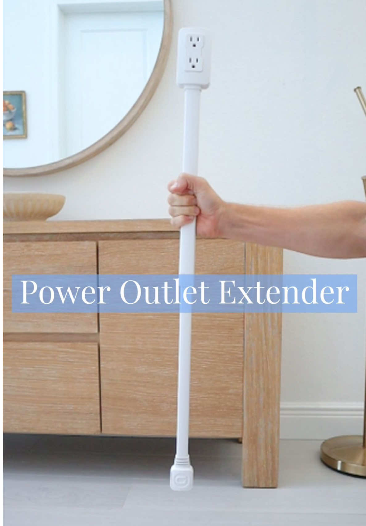 Extend any outlet by 34” 🔌🙌 Find this under ✨Home Finds✨ on my web🕸️site. #electricity #power #outlet #charge 