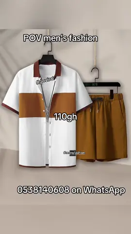 Affordable outfit sets available for men . Shorts and a shirt for 110gh  0538140608#foryoupage #viral#fypシ゚ #creatorsearchinsights  @TWERKIT💙 #templates #VoiceEffects #viralvideo #fyp≥ #ghanatiktok #wholesale #tiktokindia #tiktok #foryou #viraltiktok #foryoupage #trend #trending #friends # #freefire #gharbaithoindia #wholesome #fy #fyppp  @BIG HAIRS CLOSET #menfashiontips #designer 