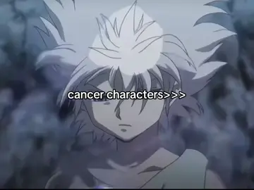 CANCER VERSION!! im gonna do them all trust. (sags win) || #anime #animecharacters #cancer #killuazoldyck #hunterxhunter #izukumidoriya #myheroacademia #nanamikento #jujutsukaisen #sailormoon #ichigokurosaki #bleach #oikawatooru #haikyuu #tanjirokamado #demonslayer #namionepiece #onepiece #denkikaminari #mha #spikespiegel #cowboybebop 
