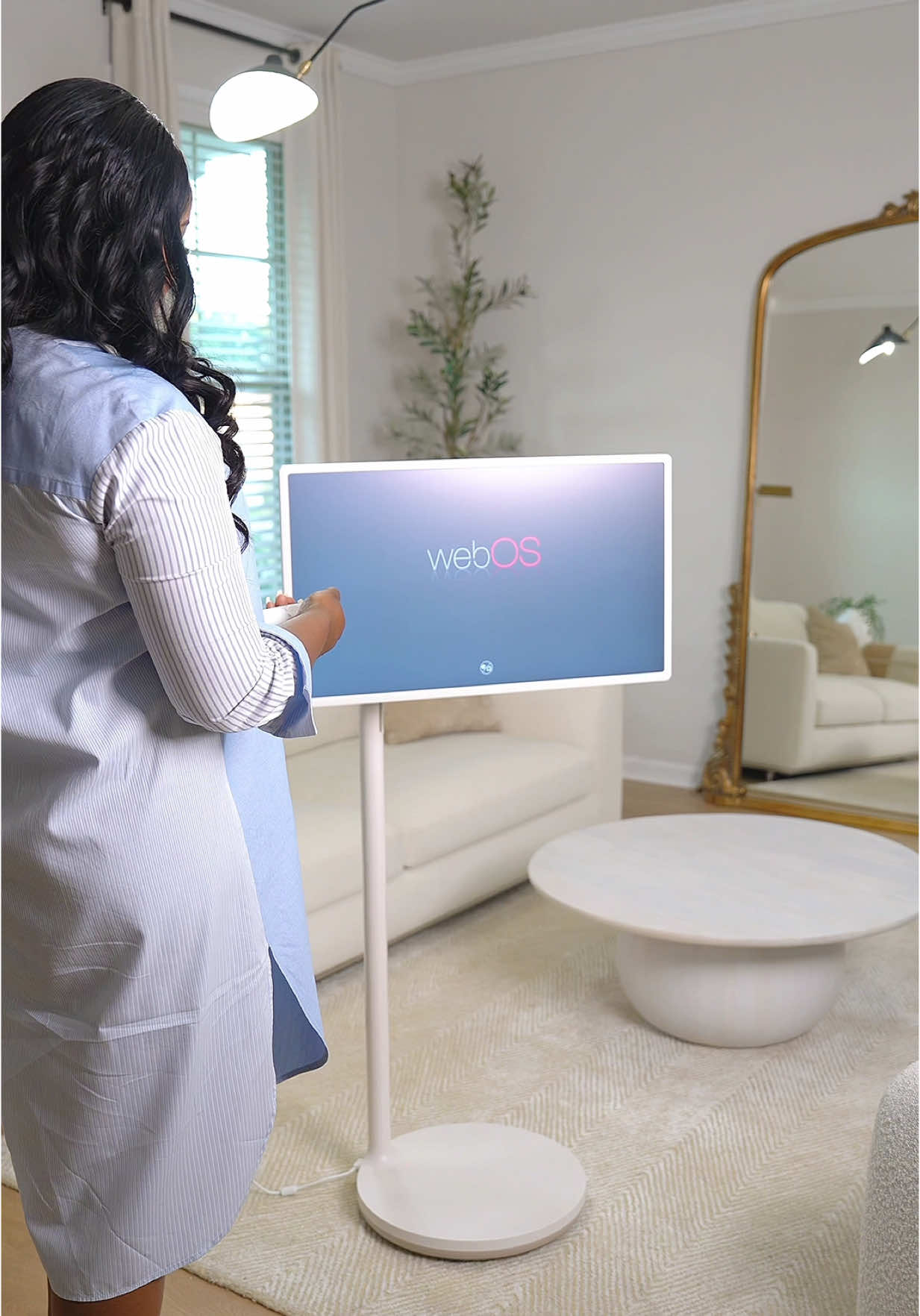LG Stan By Me Unboxing  #LGStanByME #ASMR #ASMRSounds #portabletv #Igtv #tvonwheels #unboxing #homedecor #fyp #zyxcba #viral 