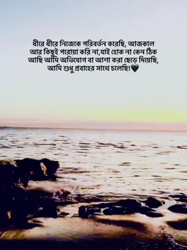 ধীরে ধীরে নিজেকে পরিবর্তন করেছি, আজকাল আর কিছুই পরোয়া করি না,যাই হোক না কেন ঠিক আছি আমি অভিযোগ বা আশা করা ছেড়ে দিয়েছি, আমি শুধু প্রবাহের সাথে চলেছি!🖤 @TikTok Bangladesh #foryou #idfreezz🙏🙏 #bdtiktok #foryouplz #viral #evu #foryoupage 