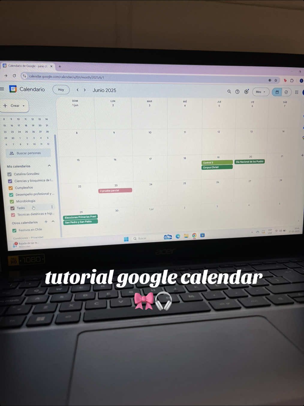 Respuesta a @🐆🫡 FER 🫡 🐆  Les traigo un mini tutorial de cómo utilizar google calendar🎀 | espero les sirva para su organización💘 #vueltaaclases #tutorial #primerañodeuniversidad #fyp #organización #universidad #googlecalendar #googlecalendartips #creatorsearchinsights 