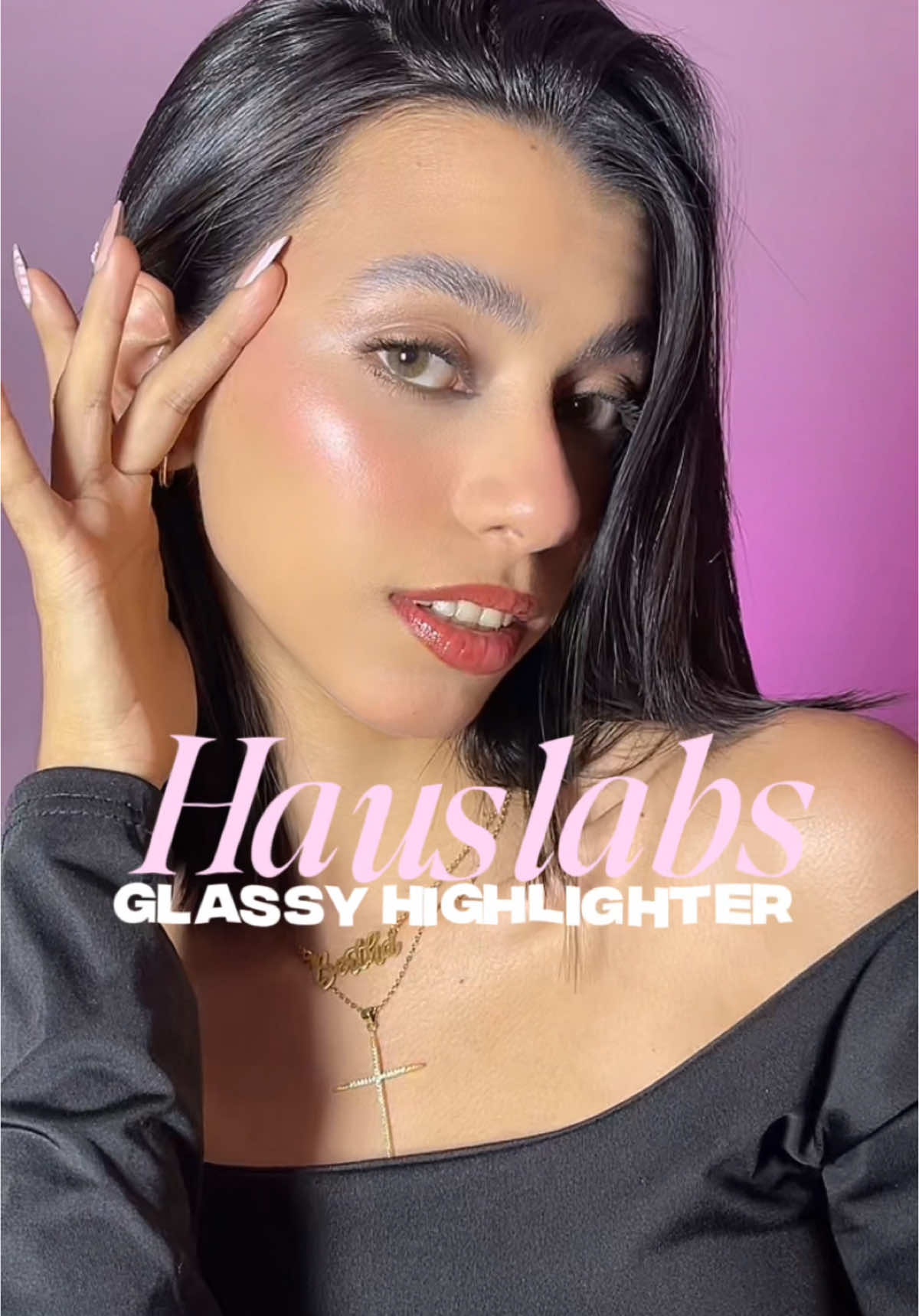 glassy balm @Haus Labs by Lady Gaga 😍💗 #hauslabs #giftedbyhauslabs #ladygaga #pr #girls #sephora #viral 