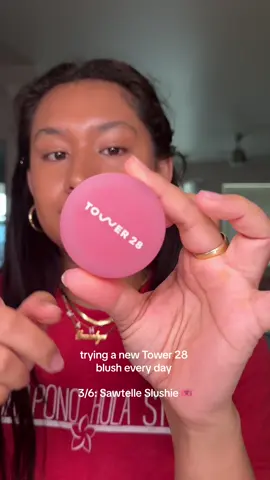 3/6 of the new Get Set powder blush from @Tower 28 Beauty — Sawtelle Slushie 🎟️ #powderblush #tower28 #newbeauty #pinkblush  #CapCut 