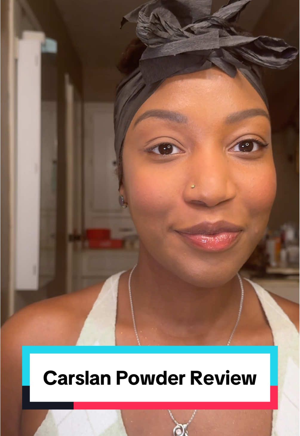 Blur effect setting powder. Reviewing the viral #carslan powder •matte •waterproof  •blurring effect #springtok #springglowup #powder #concealer #tiktokshopspringglowup #settingpowder @carslan_us 